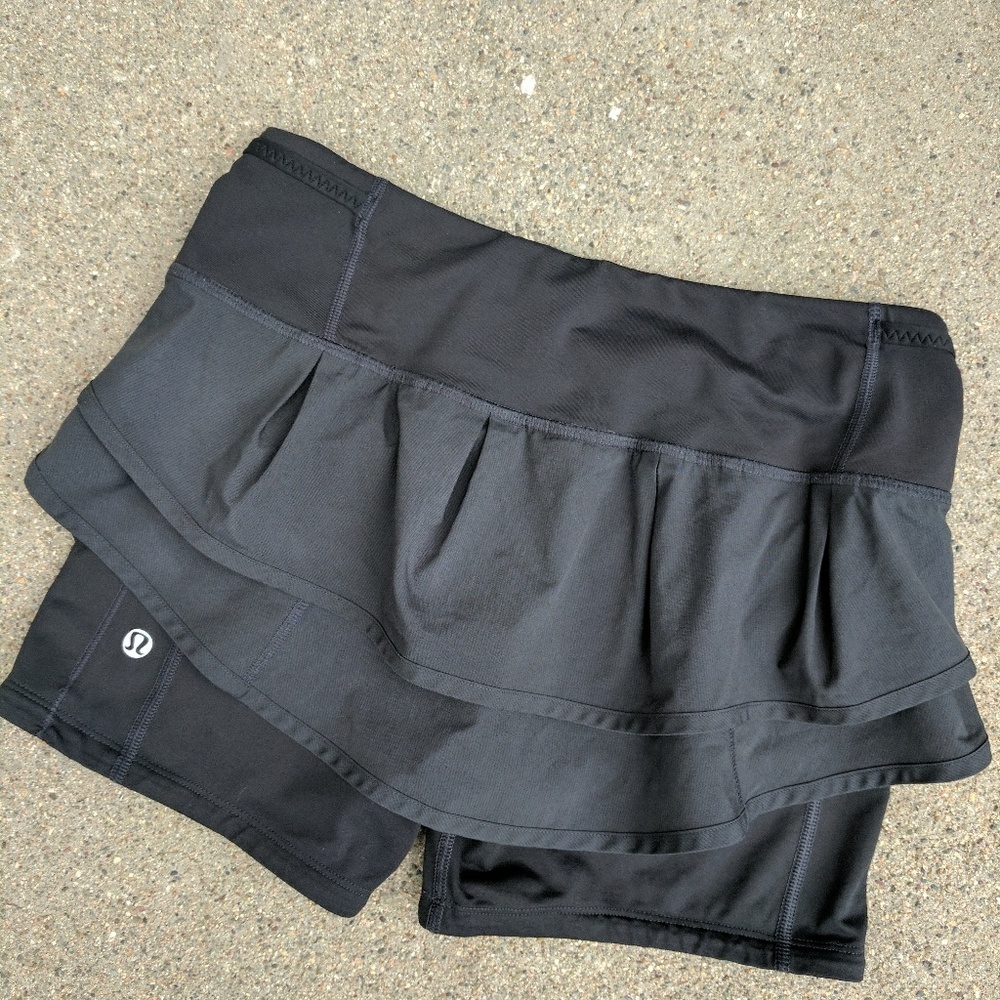 Lululemon Speed Squad Running Shorts Skirt